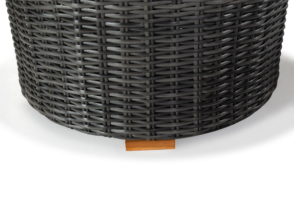 Safavieh Anguilla Wicker Storage Outdoor Coffee Table Dark Grey  CPT2103B