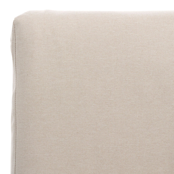 Safavieh Guam Aluminum Outdoor Chair - Elegant Black & Beige Design For Stylish Patio & Garden Comfort Black ,Beige Metal ,Foam ,Fabric Cpt2106a