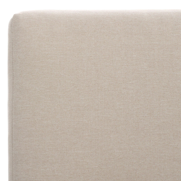 Safavieh Guam Aluminum Outdoor Sofa - Elegant Black Frame With Beige Fabric For Luxurious Outdoor Comfort Black ,Beige Metal ,Foam ,Fabric Cpt2107a