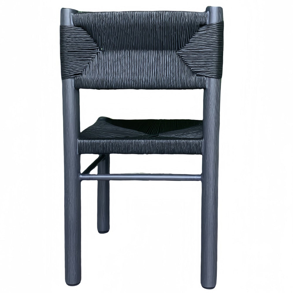 Safavieh Romona Rattan Weaving Outdoor Dining Chair – Elevate Your Patio With Stylish Elegance And Comfort Black 90% Metal,10% Pe Rattan Cpt4000a-set2
