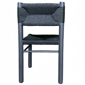 Safavieh Romona Rattan Weaving Outdoor Dining Chair – Elevate Your Patio With Stylish Elegance And Comfort Black 90% Metal,10% Pe Rattan Cpt4000a-set2