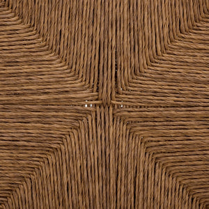 Safavieh ROMONA Rattan Weaving Outdoor Dining Chair - Stylish, Durable Seating for Elegant Al Fresco Meals Brown CPT4000B-SET2