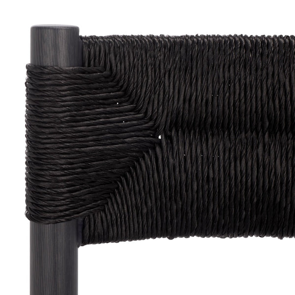 Safavieh ROMONA Rattan Weaving Outdoor Barstool - Ergonomic Design for Stylish Patio & Garden Seating Black CPT4001A-SET2
