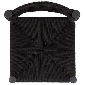 Safavieh ROMONA Rattan Weaving Outdoor Barstool - Ergonomic Design for Stylish Patio & Garden Seating Black CPT4001A-SET2