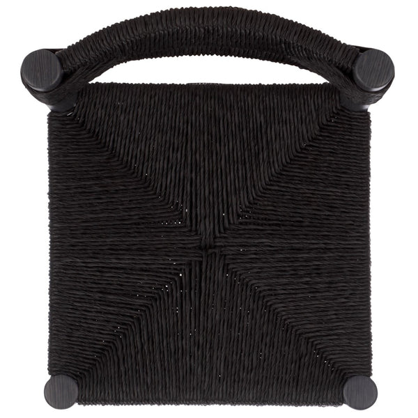 Safavieh ROMONA Rattan Weaving Outdoor Barstool - Ergonomic Design for Stylish Patio & Garden Seating Black CPT4001A-SET2
