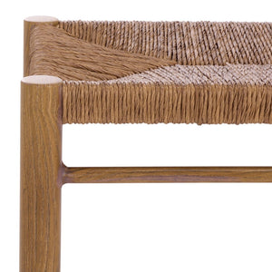 Safavieh ROMONA Rattan Weaving Outdoor Bench - Stylish & Durable Seating for Patios, Gardens, and Lounges CPT4002A