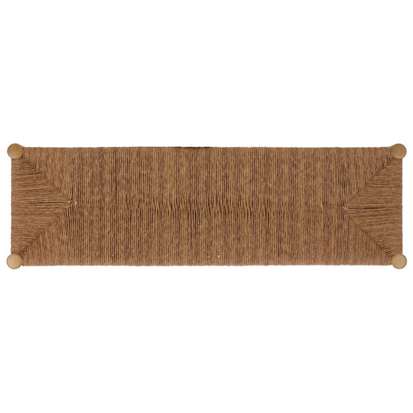Safavieh ROMONA Rattan Weaving Outdoor Bench - Stylish & Durable Seating for Patios, Gardens, and Lounges CPT4002A