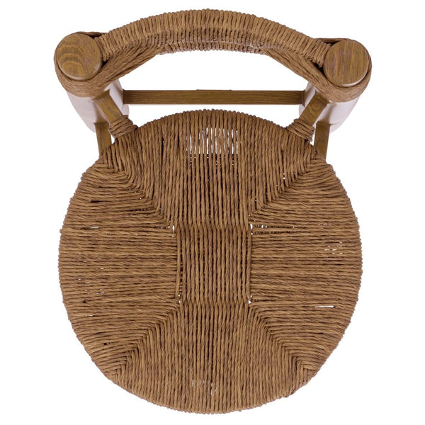 Safavieh ROMONA Rattan Weaving Round Barstool - Stylish Outdoor Seating for Patios, Balconies & Gardens CPT4003A