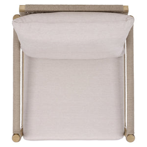Safavieh DORIANNA Aluminum Patio Chair in Sand Beige – Stylish Comfort for Modern Outdoor Spaces & Lounges CPT4004A