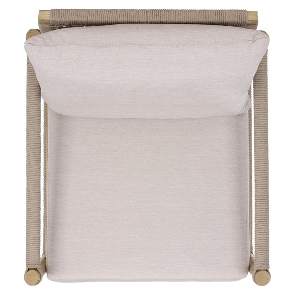 Safavieh DORIANNA Aluminum Patio Chair in Sand Beige – Stylish Comfort for Modern Outdoor Spaces & Lounges CPT4004A