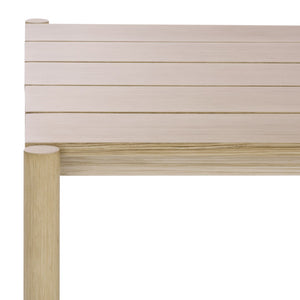 Safavieh DORIANNA Aluminum Patio Coffee Table - Stylish Sand Finish for Modern Outdoor Living & Relaxation CPT4006A