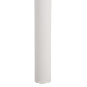 Safavieh CHRYSSA Modern Aluminum & Teak Patio Chair - White & Beige, Durable Comfort for Outdoor Living Spaces CPT4007A
