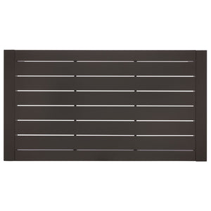 Safavieh DONALDO Aluminum Outdoor Coffee Table – Stylish Dark Grey Design for Patios, Decks & Gardens CPT4012A