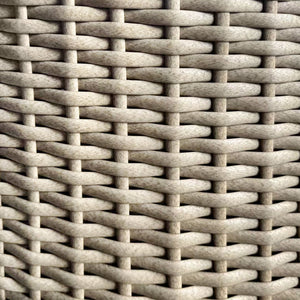 Cleandra Wicker Patio Coffee Table 36" Square — Durable Powder-Coated Frame, Uv-Resistant Rattan Weave