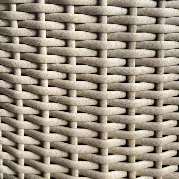 Cleandra Wicker Patio Coffee Table 36" Square — Durable Powder-Coated Frame, Uv-Resistant Rattan Weave