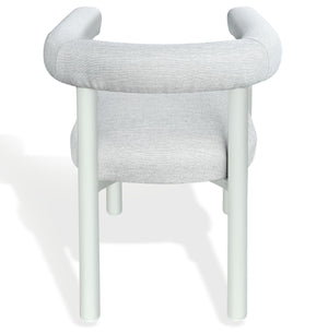 Larissa Patio Dining Chair With Weather-Resistant Upholstery, High-Density Foam And Durable Metal Frame