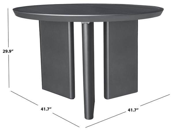 Bethlyn Metal Patio Dining Table — Durable Powder-Coated Square Top For 4, Weather-Resistant Outdoor Entertaining