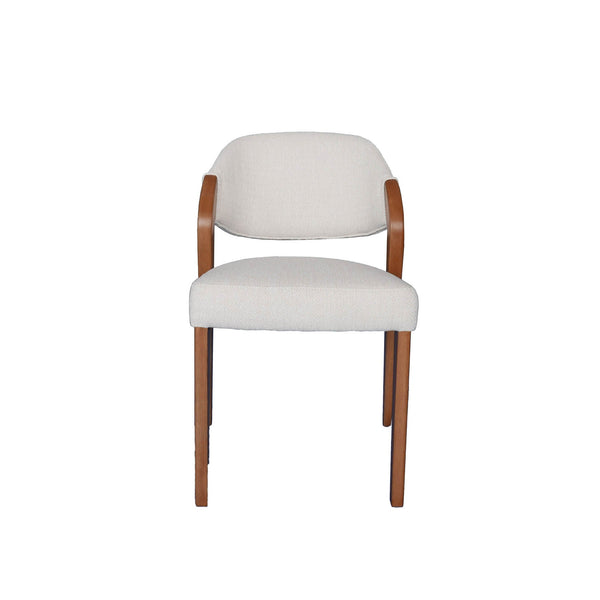 Lh Imports Paul Dining Chair – Elevate Your Home's Elegance With This Stylish, Modern Design For Every Space Grey Walnut Wood,100% Polyester Fabric,Medium Density Foam Cr024