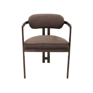 Lh Imports Style Dining Chair - Elegant Home Décor Solution For Modern Spaces, Comfort And Aesthetic Combined! Brown Carbon Metal Brown,Pu Foam,100% Polyester Fabric Cr025