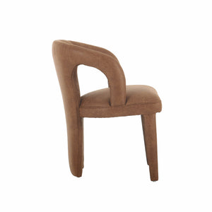 Lh Imports Naomi Dining Chair - Versatile Elegance To Enhance Your Dining Space With Chic Comfort And Style Brown Pine,Plywood,Pu Leather,Foam,Dacron Cr042-cog