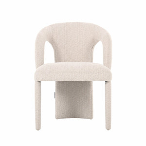 Lh Imports Naomi Dining Chair - Versatile Elegance To Enhance Your Dining Space With Chic Comfort And Style Beige Pine,Plywood,Polyester,Foam,Dacron Cr042-nat