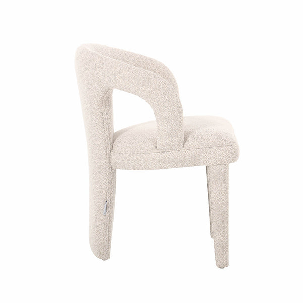 Lh Imports Naomi Dining Chair - Versatile Elegance To Enhance Your Dining Space With Chic Comfort And Style Beige Pine,Plywood,Polyester,Foam,Dacron Cr042-nat