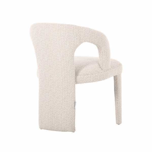 Lh Imports Naomi Dining Chair - Versatile Elegance To Enhance Your Dining Space With Chic Comfort And Style Beige Pine,Plywood,Polyester,Foam,Dacron Cr042-nat