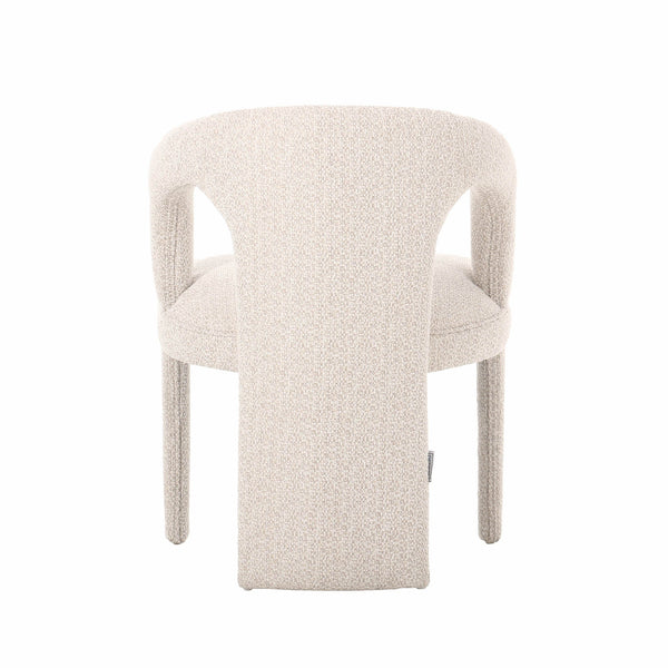 Lh Imports Naomi Dining Chair - Versatile Elegance To Enhance Your Dining Space With Chic Comfort And Style Beige Pine,Plywood,Polyester,Foam,Dacron Cr042-nat