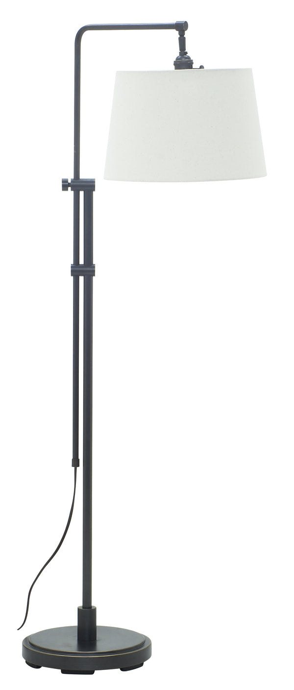 House Of Troy Crown Point Adjustable Floor Bridge Lamp - Elegant Design For Your Living Space Lighting Needs Oil Rubbed Bronze Metal Cr700-ob