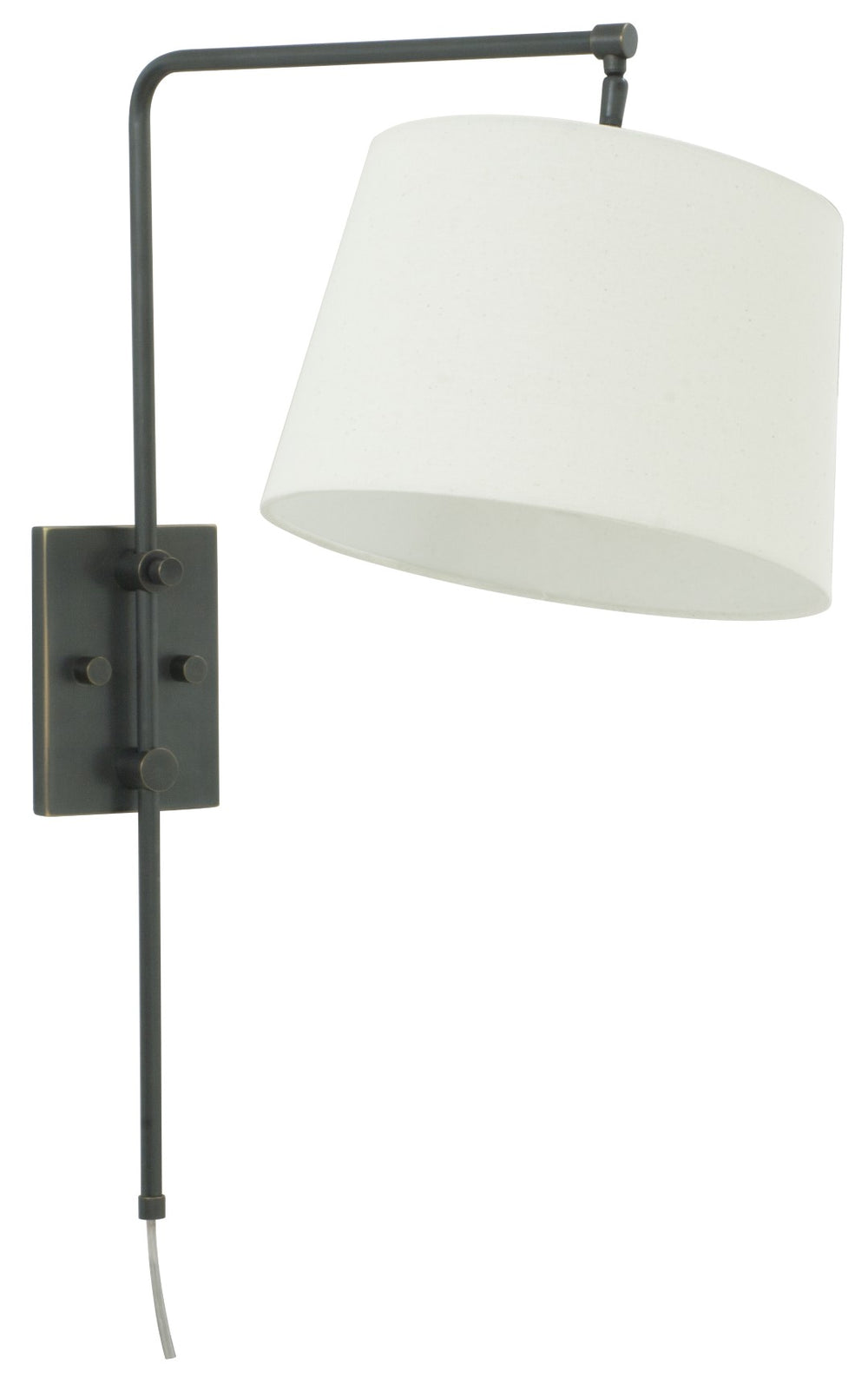 House Of Troy Crown Point Adjustable Wall Bridge Lamp - Elegant Design With Height Flexibility For Any Space Antique Brass Metal Cr725-ab