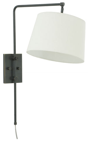 House Of Troy Crown Point Adjustable Wall Bridge Lamp - Elegant Design With Height Flexibility For Any Space Oil Rubbed Bronze Metal Cr725-ob