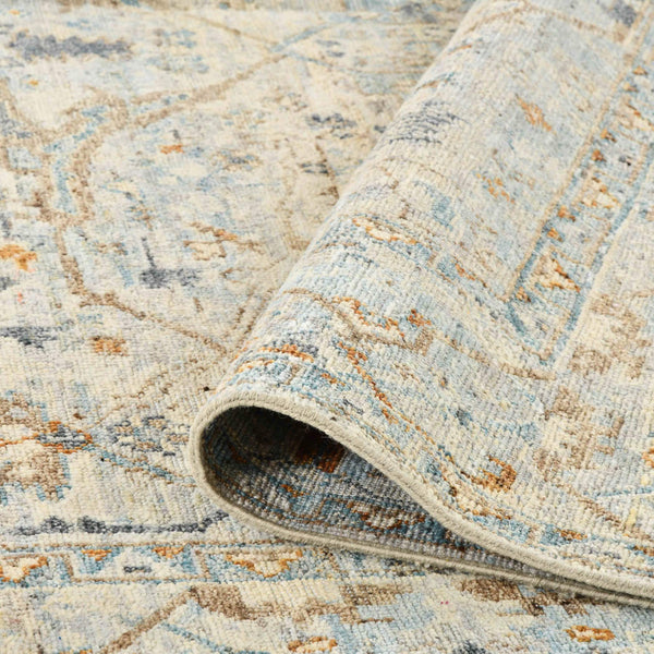 Craft Hand-knotted New Zealand Wool Oriental Area Rug Transitional Pattern Living Room Decor