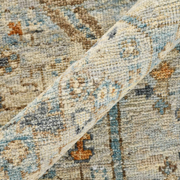 Craft Hand-knotted New Zealand Wool Oriental Area Rug Transitional Pattern Living Room Decor