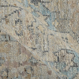 AMER Rugs Craft  CRA-2 Hand-Knotted Handmade Raw Handspun New Zealand Wool Transitional Bordered Rug Camel 10' x 14'