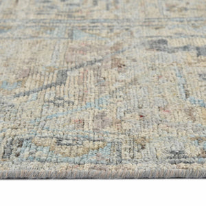 Craft Hand-knotted New Zealand Wool Oriental Rug Transitional Bordered Style for Any Room
