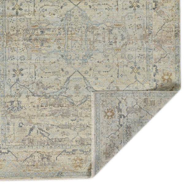 Craft Hand-knotted New Zealand Wool Oriental Rug Transitional Bordered Style for Any Room
