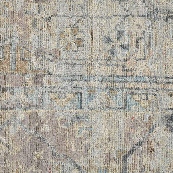 Craft Hand-knotted New Zealand Wool Oriental Rug Transitional Bordered Style for Any Room