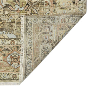 Amer Rugs Craft Classic Bordered Hand-knotted Area Rug In Rich Colors For Luxurious Comfort And Style Walnut Wool Cra40203
