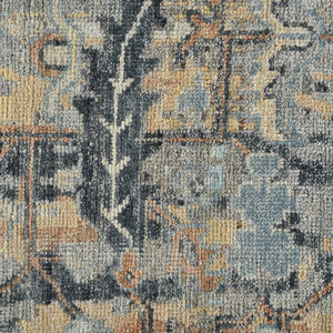 Amer Rugs Craft Classic Bordered Hand-knotted Area Rug In Rich Colors For Luxurious Comfort And Style Blue Wool Cra50912