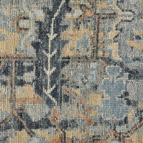 Amer Rugs Craft Classic Bordered Hand-knotted Area Rug In Rich Colors For Luxurious Comfort And Style Blue Wool Cra50912