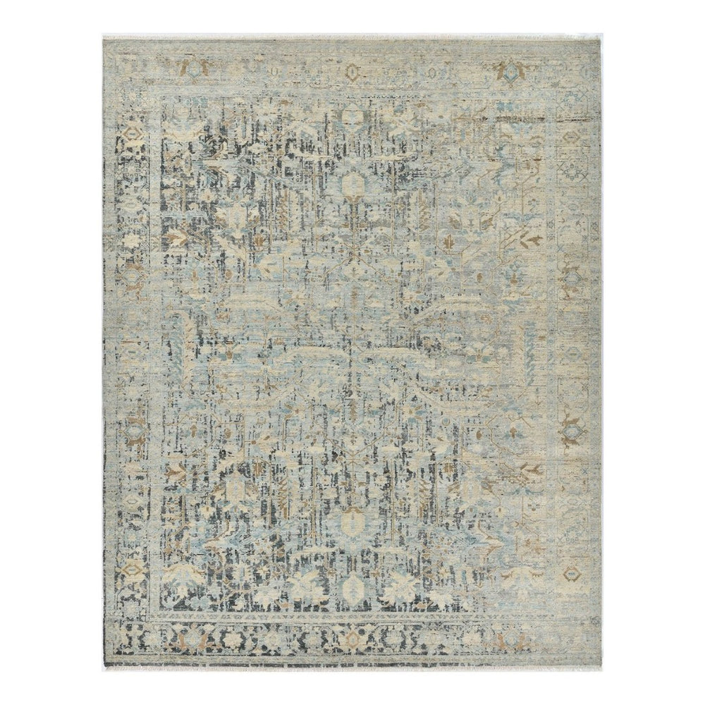 Amer Rugs Craft Classic Bordered Hand-knotted Area Rug In Rich Colors For Luxurious Comfort And Style Off White Wool Cra60810