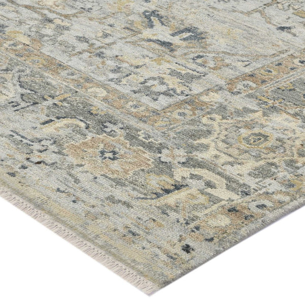 Amer Rugs Craft Classic Bordered Hand-knotted Area Rug In Rich Colors For Luxurious Comfort And Style Gray Wool Cra70203
