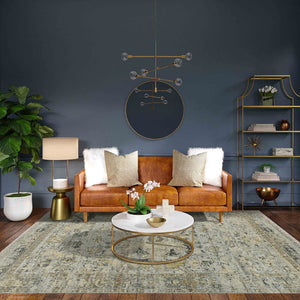 Amer Rugs Craft Classic Bordered Hand-knotted Area Rug In Rich Colors For Luxurious Comfort And Style Gray Wool Cra70203