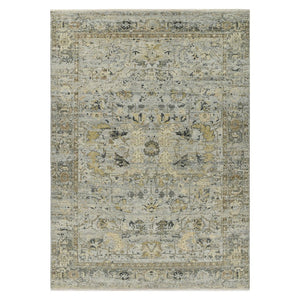 Amer Rugs Craft Classic Bordered Hand-knotted Area Rug In Rich Colors For Luxurious Comfort And Style Gray Wool Cra70203