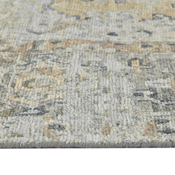 Amer Rugs Craft Classic Bordered Hand-knotted Area Rug In Rich Colors For Luxurious Comfort And Style Gray Wool Cra70203