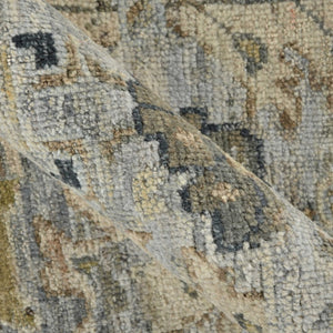 Amer Rugs Craft Classic Bordered Hand-knotted Area Rug In Rich Colors For Luxurious Comfort And Style Gray Wool Cra70203