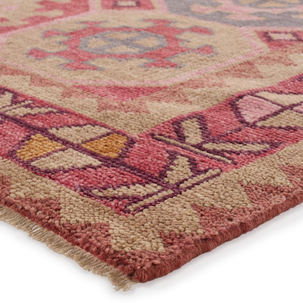 Jaipur Living Coredora Zetta Updated Traditional Contemporary Handmade Indoor Rug Pink 5'x8'