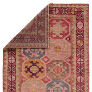 Jaipur Living Coredora Zetta Updated Traditional Contemporary Handmade Indoor Rug Pink 5'x8'