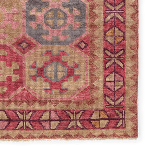Jaipur Living Coredora Zetta Updated Traditional Contemporary Handmade Indoor Rug Pink 5'x8'