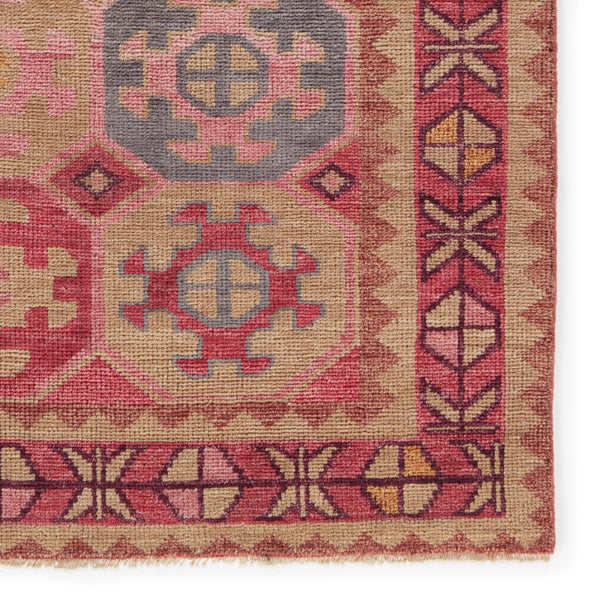 Jaipur Living Coredora Zetta Updated Traditional Contemporary Handmade Indoor Rug Pink 5'x8'